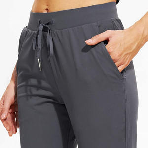 Wide Pants Wholesale <b>Women</b> <b>Jogger</b> 100% Cotton Breathable Soft Baggy Wide <b>Straight</b> <b>Leg</b> Pants Sweatpants - Product Image 2