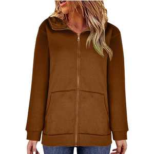 เสื้อมีฮู้ดผ้าฟลีซปักลายสำหรับทั้งชายและหญิงผ้ากันลมเป็นมิตรกับสิ่งแวดล้อมผ้าซิปมีฮู้ดสไตล์ฮิปฮอปสำหรับฤดูหนาวขายส่ง - Product Image 1