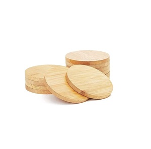 100% sous-verre en bois naturel fabrication en gros meilleur prix sous-verre en bois de manguier boisson café thé sous-verre Logo personnalisé - Product Image 4