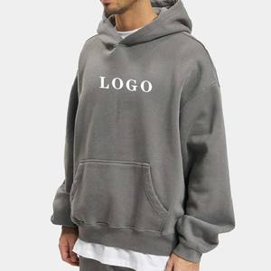 Sudadera con Capucha Corta Personalizada de Felpa Francesa 100% Algodón de 320 Gsm para Hombre, Estilo Urbano, Fabricada a Medida - Product Image 1