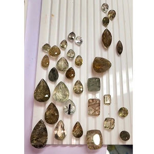 ควอตซ์รูไทล์สีดำทองธรรมชาติ 82 ชิ้น ขนาด 15 มม. ถึง 40 มม. รูปไข่เหลี่ยมเพชรพลอย น้ำหนักรวม 1102 กะรัต ขายส่งจาก Iroc ราคา 328 ดอลลาร์สหรัฐ สำหรับทั้งหมด - Product Image 5