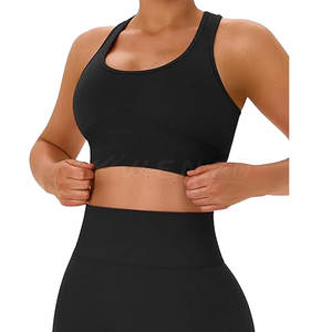 Conjunto Deportivo de Dos Piezas para Mujer, Talla Grande, Transpirable, de Secado Rápido, con Tela Elástica en la Parte Delantera, para Gimnasio, Entrenamiento, Uso Diario - Product Image 5