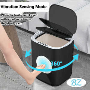 Cubo de Basura de Cocina de Inducción de Grado Comercial de 26 Litros, Cubo de Basura Inteligente Automático Sin Contacto de Gran Tamaño, Herramienta de Limpieza Doméstica ACC - Product Image 4