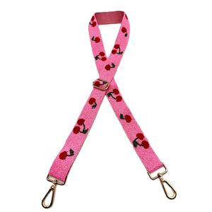 Sangle de sac faite à la main avec des perles de graines de designer avec un motif de broderie tribale Broderie de sac à main et sangle de sac Travail de perlage - Product Image 6