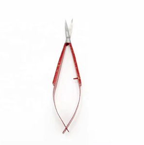 กรรไกรตัดขนตาสปริงสแตนเลสคุณภาพระดับมืออาชีพ ปี 2026 งานแฮนด์เมดคุณภาพพรีเมียม เคลือบสีแดงคมกริบ - Product Image 5