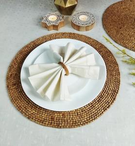 Great Quality Multi Utility <b>Glass</b> Beaded <b>Placemat</b> Home Decoration - Product Image 1