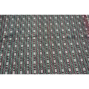 Tapis turc Vintage traditionnel vert rouge 4.8 X 5.1ft grande surface Patchwork laine Latex Boho pour décorations de couloir de salon - Product Image 5