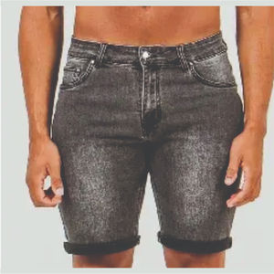 2025 Best Selling Premium Quality <b>Men's</b> Summer Denim Beach <b>Shorts</b> Breathable Casual Style with Solid <b>Pattern</b> OEM Serviced - Product Image 1