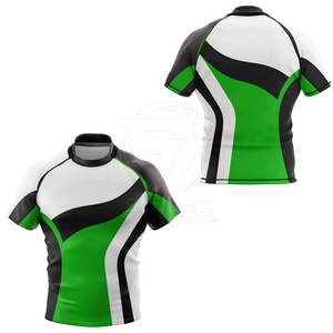 Camiseta de Rugby Personalizada, Nueva, de Manga Corta, con Estampado Digital, 100% Poliéster Transpirable, Conjunto de Rugby - Product Image 3