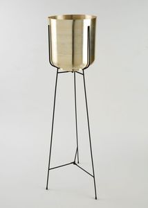 กระถางโลหะขนาดใหญ่สำหรับกลางแจ้งในร่มพร้อมขาตั้งแบบถอดได้เหมาะสำหรับระเบียงทางเข้าและมุมห้องนั่งเล่น - Product Image 5