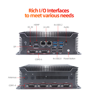 PC industriel sans ventilateur intégré avec processeur Intel N97/N100/N305, RAM DDR4, SSD SATA, pour ordinateur industriel et accessoires