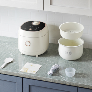 Pentola elettrica antiaderente per uso domestico 3-4 persone piccola pentola per vetri in ceramica da 4L - Product Image 4