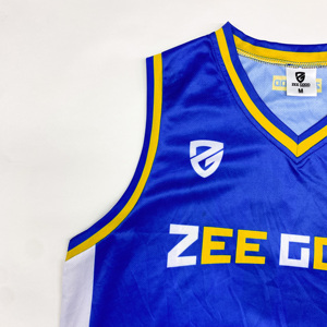 Diseño personalizado de alta calidad sublimación impresa mejor malla baloncesto Jersey uniforme equipo en blanco baloncesto fútbol Jersey - Product Image 3