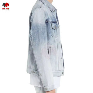 Veste en jean décontractée personnalisée Ryan Pro Gear pour hommes, fermeture à boutons, tissu respirant avec logo personnalisé ODM OEM - Product Image 4