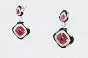 Brilliant Zircon Luxury Stud <b>Earrings</b>-Trendy Rhodium Plated Gift - Product Image 4