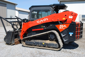 Kubota SSV75 Skid Steer Loader with Forestry <b>Mulcher</b> Compact Track Loader - Product Image 6