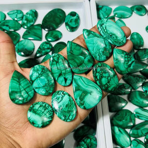 Cabochon de malachite naturelle de qualité supérieure pierre en vrac de haute qualité pour la fabrication de bijoux prix de gros - Product Image 1
