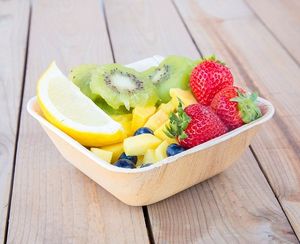 Bols en feuilles d'arec biodégradables pour des repas élégants, des rassemblements haut de gamme, des occasions spéciales et des événements de style de vie durable - Product Image 1