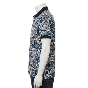 Polos Ligeros de Poliéster Estampado con Mangas Cortas, Tela Suave y Transpirable, Ropa Casual de Uso Diario, Moda al por Mayor - Product Image 4