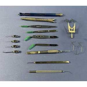 Ensemble d'instruments chirurgicaux dentaires, kit de 15 outils de chirurgie oculaire pour médecins, qualité médicale, orthopédique, réutilisable, pour chiens - Product Image 1