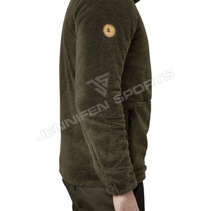 Veste de chasse d'hiver pour homme, style décontracté, respirante, 100% micro-polaire épaisse, coupe-vent, confortable et chaude, personnalisable - Product Image 5