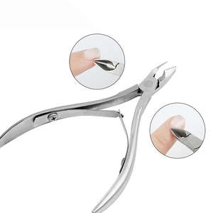 Haute qualité personnalisable titane coupe-ongles ciseaux professionnel Nail Art cuticules pinces en acier inoxydable usine en gros - Product Image 6