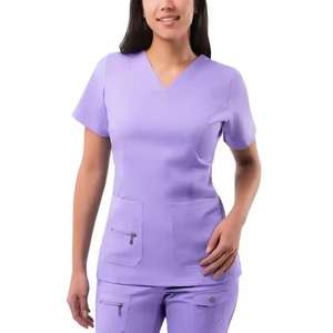 Uniformes de gommage médicaux femmes gommage infirmière uniforme haut pour hôpital OEM Service gommage infirmière - Product Image 5