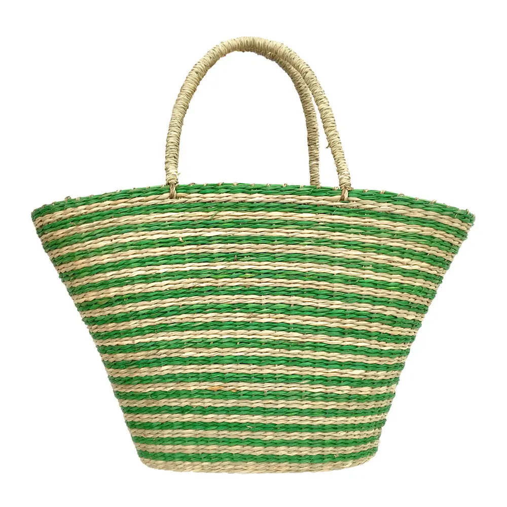 Bolsa de moda de ervas marinhas para mulheres, melhor preço, de alta qualidade, colorida, feita à mão, direto da fábrica, 2024, ideal para uso em bolsas