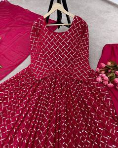 Fabulous <b>Festival</b> Wear New Arrival Anarkali Flour Length Long Gown Affordable Pakistani Clothes <b>for</b> Women - Product Image 4