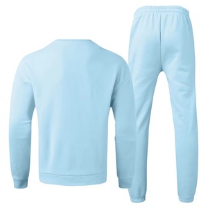 2025 venta al por mayor de chándal para hombre con logotipo personalizado, fabricante de chándal de algodón con cuello redondo, conjunto de chándal de calidad superior, ropa de calle más vendida - Product Image 5