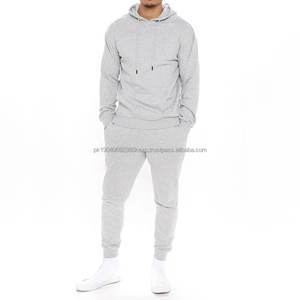Ensemble survêtement homme personnalisé, sweat-shirt et pantalon de jogging, tissu molletonné français de haute qualité, 100% coton biologique, poids lourd - Product Image 4