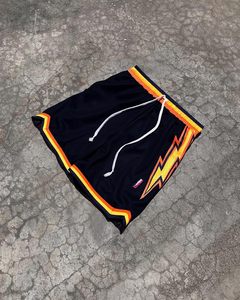 Short de basket-ball décontracté pour hommes de créateur de haute qualité en gros logo personnalisé mi anti-rides séchage rapide nylon/élasthanne solide - Product Image 2