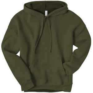 Bella Canvas Sudadera con capucha de gran tamaño Solid Dark Tan Sudadera con capucha para impresión digital de invierno - Product Image 4