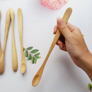 Custom Logo Wooden Cocktail <b>Stirrer</b> Wood Drink Spoon Mixing <b>Stirrers</b> Swizzle Stick Made In Vietnam High Quality Wholesale - Product Image 5