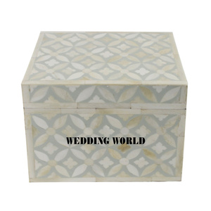 Nouveauté boîte à bijoux en bois boîte de rangement faite à la main d'excellente qualité boîte à bijoux en bois fantaisie de table décorative pour la maison - Product Image 6