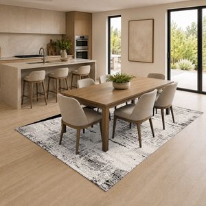 RUGS DEPOT LXDP-1002 Wholesale Multicolor Neutral Modern Vintage Digital Printed Machine Washable Chenille Area Rug Non <b>Slip</b> - Product Image 4