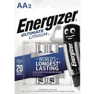 Batterie Energizer Ultimate Lithium AA/Mignon L91 1,5V 3.000 mAh 2 pièces/paquet Composants électroniques - Product Image 1