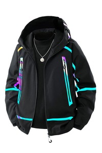 Chaqueta informal con soporte de nuevo diseño para hombre, carcasa impermeable de poliéster para senderismo al aire libre, chaqueta cortavientos con diseño personalizado - Product Image 2