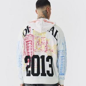 Nouveaux sweats à capuche avec logo personnalisé pour hommes sweats à capuche en coton mélangé de base pour hommes avec design graphique dernier nouveau design au prix d'usine - Product Image 4