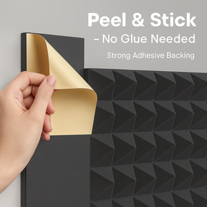 Mật độ cao tự dính <span class=keywords><strong>Acoustic</strong></span> bọt Panels | Cách âm & chống cháy tường silencers cho studio, văn phòng, phòng ngủ - Product Image 3