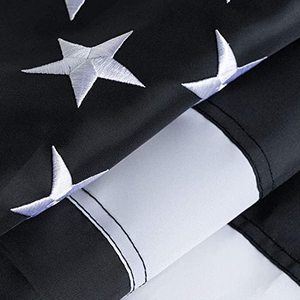 Drapeau de la Ligne Rouge Fine pour Pompier, 2x3, d'extérieur, avec étoiles brodées et bandes cousues, en hommage aux premiers intervenants, bannière robuste USA TOP - Product Image 1