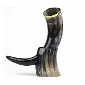 Cuerno Vikingo para Beber (Cuerno de Búfalo y Ágata) Recién Llegado, Pulido, Duradero, de la Mejor Calidad - Product Image 1