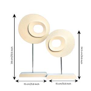 รูปปั้นโลหะแบบผูกเป็นรูปเงื่อนทองเหลืองสำหรับประติมากรรมแบบนามธรรมเป็นชิ้นเน้นร่วมสมัยที่สมบูรณ์แบบ - Product Image 2