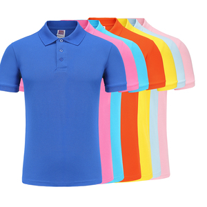 Polo pour homme en coton respirant, vente en gros, OEM, à manches courtes, tricoté, motif uni, longueur standard, teinture unie - Product Image 5