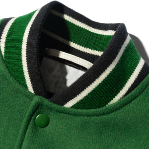 OEM especial bordado personalizado Versity Bomber chaqueta de béisbol con bolsillos para los hombres más tamaño CollegeBaseballjacket para hombres - Product Image 4