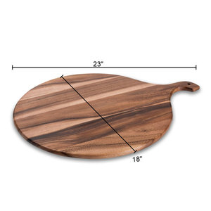 Nouvelle arrivée plaque de bois planche à fromage assiettes en bois en acier inoxydable pour la maison et l'hôtel Restaurant ustensiles de cuisine de l'Inde 2025 - Product Image 2