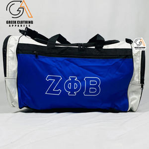 Wholesale Zeta Phi Beta Sorority Travel Duffle <b>Bags</b> Waterproof Custom Duffle <b>Bag</b> <b>for</b> <b>Women</b> <b>Weekender</b> Overnight Luggage Tote <b>Bag</b> - Product Image 5