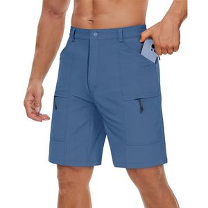 Pantalones Cortos Cargo de Algodón para Hombre, Cierre de Cremallera, Cintura Media, Tela de Estambre, Servicio OEM, Verano, Casual, Trabajo, Senderismo, Aire Libre, Multibolsillos - Product Image 4