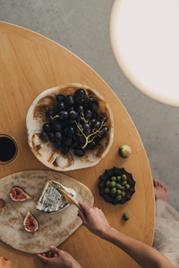 Juego de Fruteros Clásicos de Lujo para Bodas, Frutero de Resina con Diseño de Espiral, Mármol de Poliresina, Tazón para Servir Ensaladas, Plato para Frutas - Product Image 2