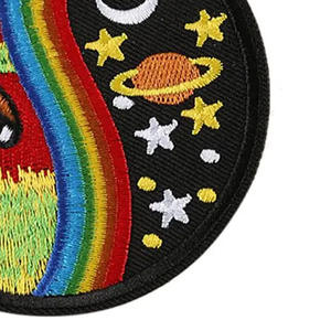 Patch brodé en tissu chenille, style tendance, à coudre, pour vestes, chemises, sacs à dos, avec une structure de fil nette, personnalisable - Product Image 2